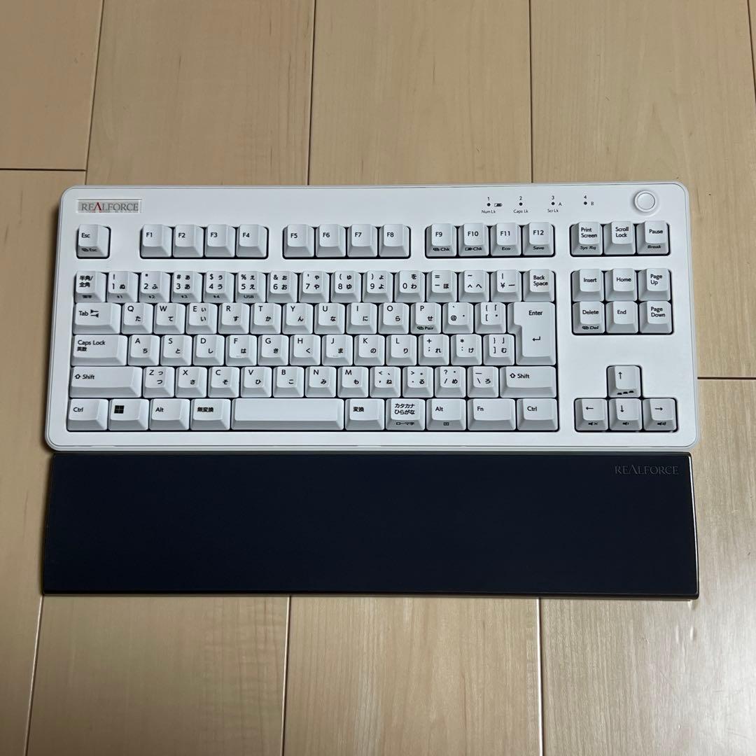 東プレ REALFORCE R3HC21 純正パームレスト・USBCケーブル付き