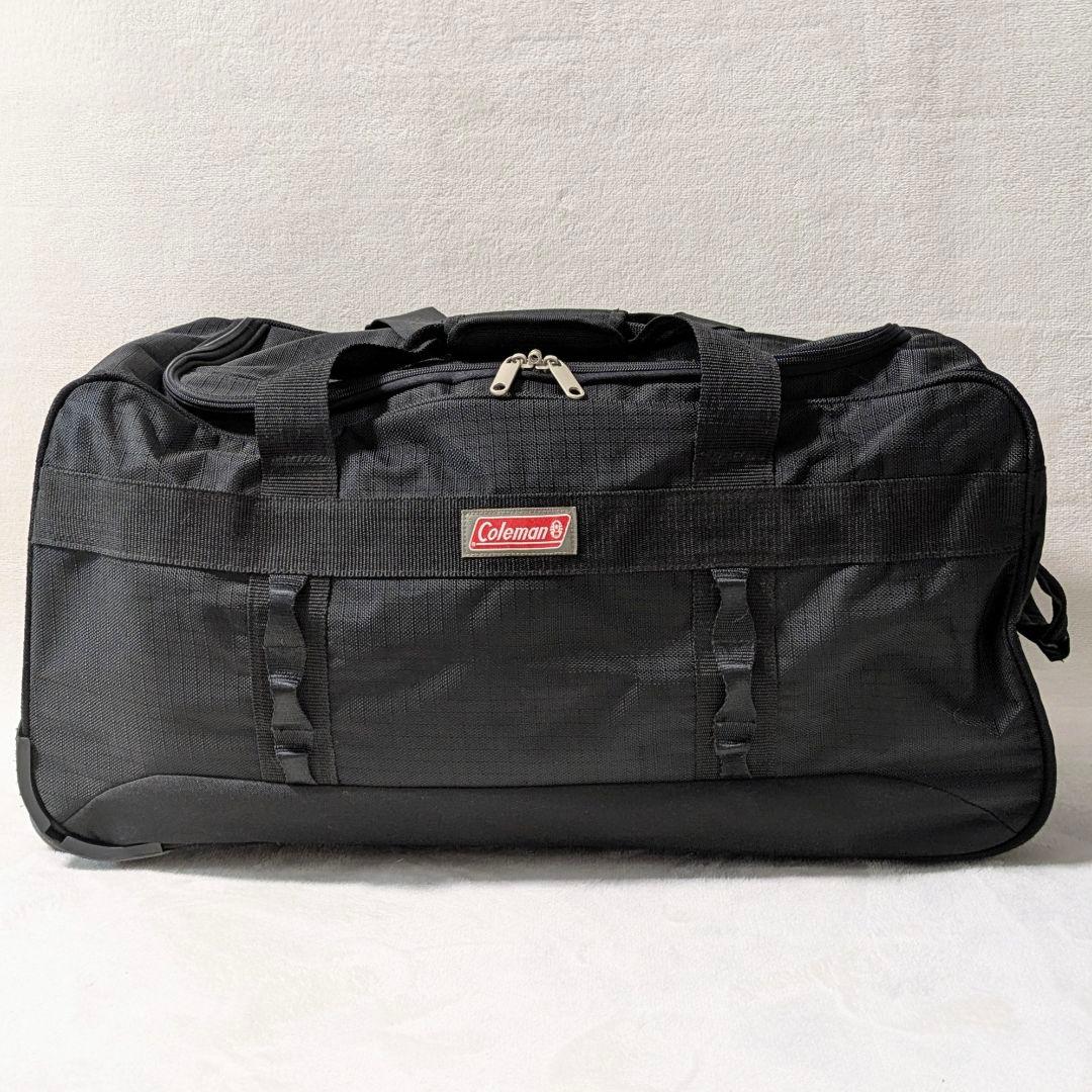 美品♪コールマン Coleman ボストンキャリーバッグ 70L 黒 大容量
