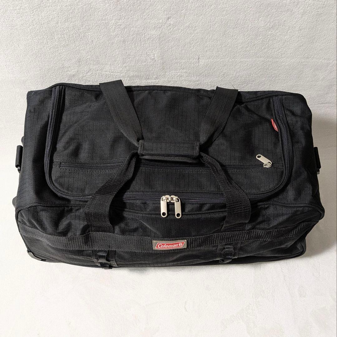 美品♪コールマン Coleman ボストンキャリーバッグ 70L 黒 大容量