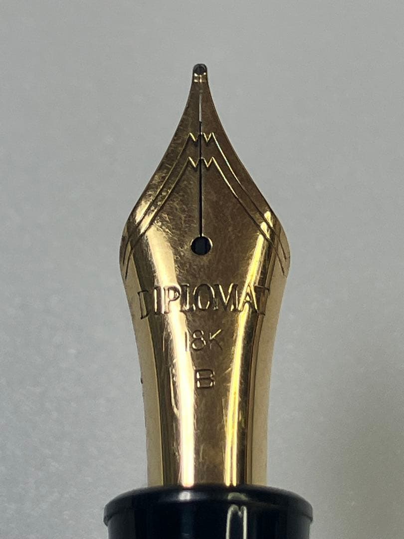 Tiffany　Diplomat　W-name ブライヤー　万年筆　B-nib