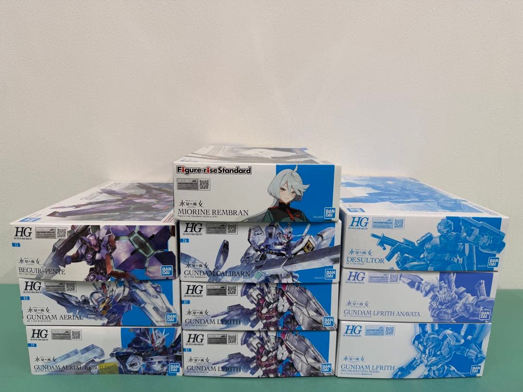 HG　ガンプラ　セット　9種　水星の魔女