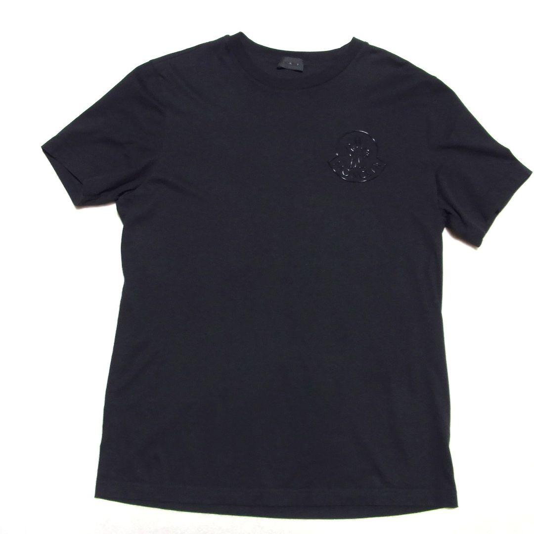 25AW MONCLER モンクレール 立体ロゴ Tシャツ XL 黒 ブラック
