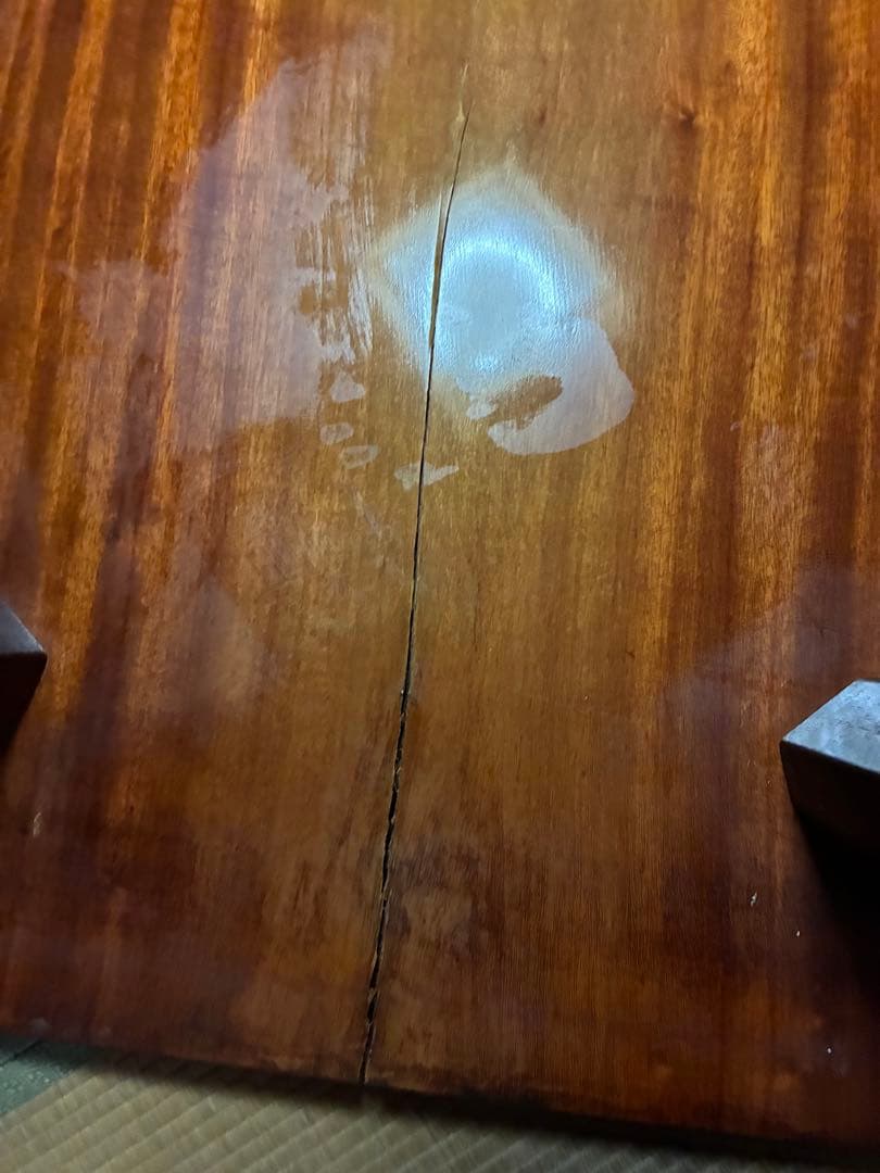 無垢材　一枚板テーブル　長方形座卓