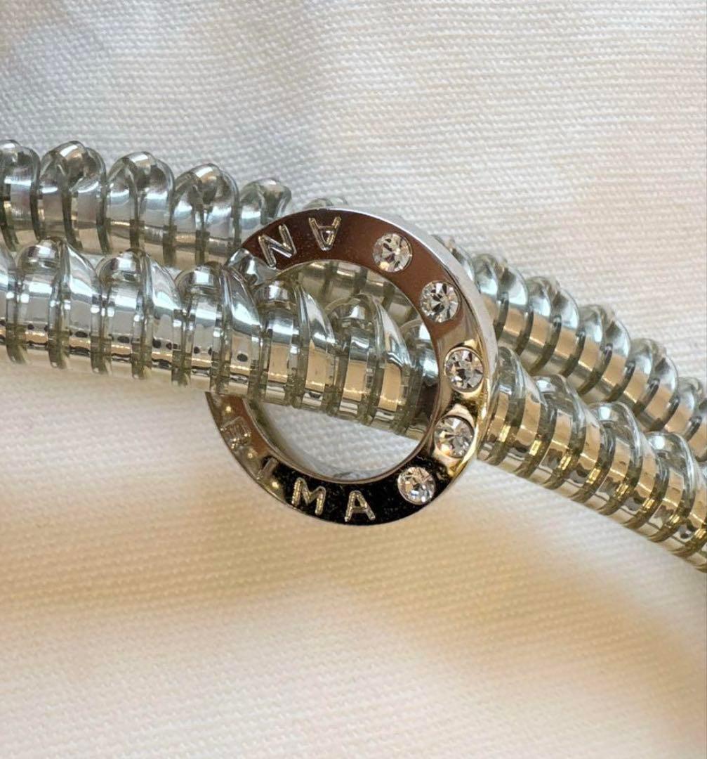 極美品 アンテプリマ スタンダード スクエア シルバー ワイヤーバッグ インナー