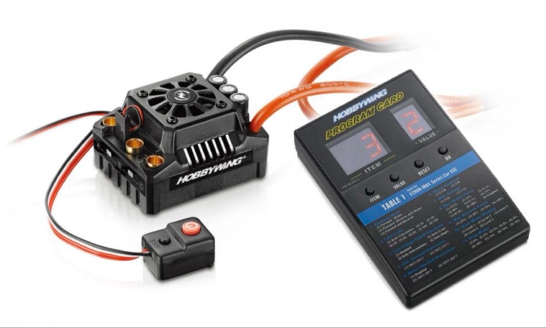 HOBBYWING EZRUN MAX8 3〜6セル　プログラムボックス付き