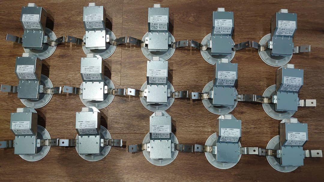 【使用約半年間】パナソニック　ダウンライト　電球色　15個