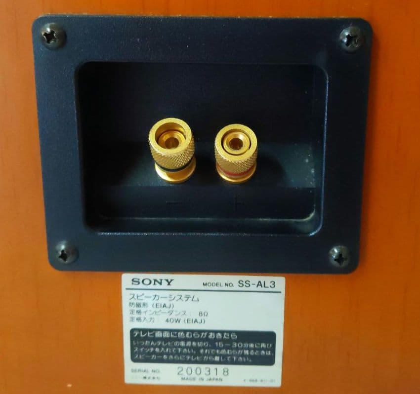 SONY スピーカーシステム ペア SS-AL3