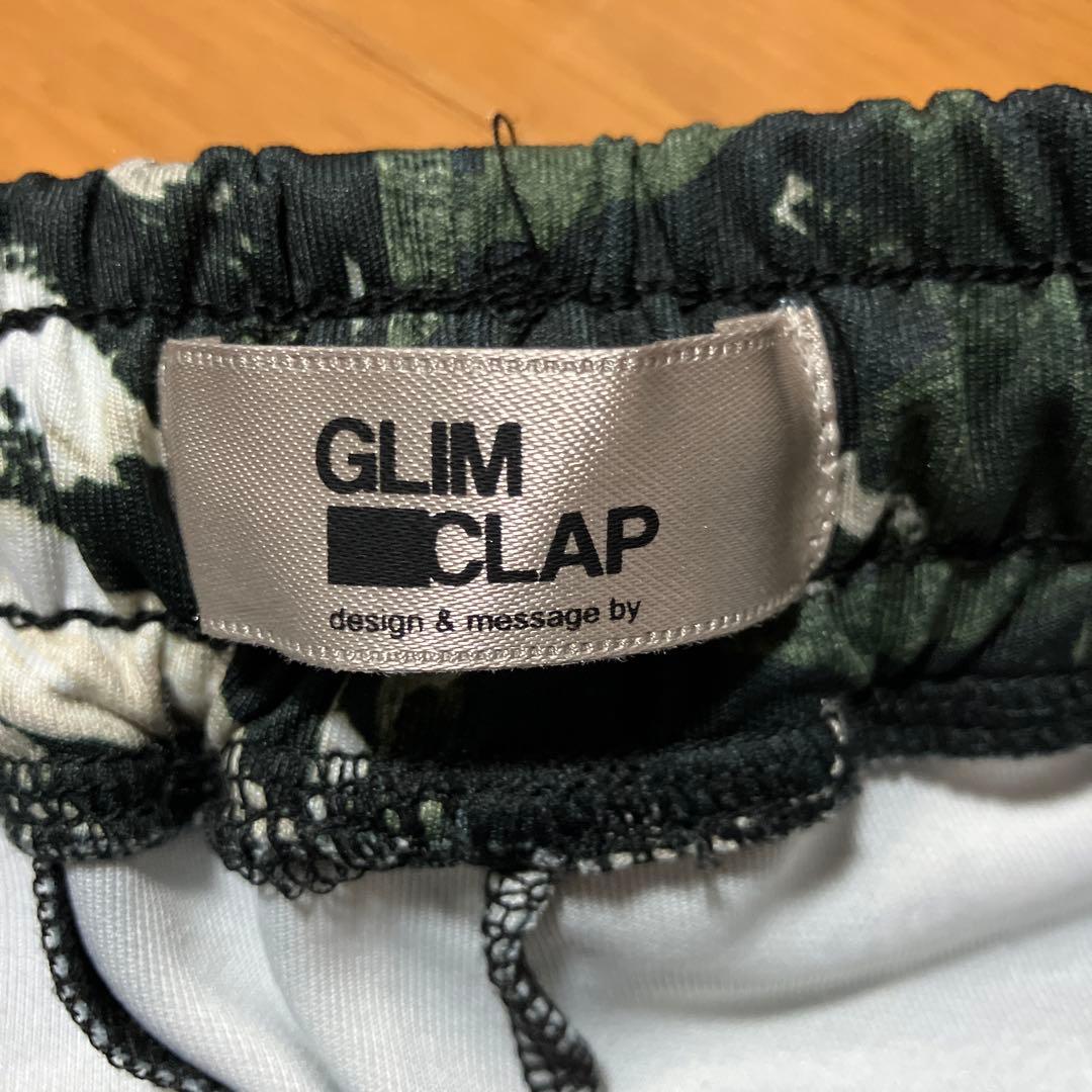 【GLIMCLAP】サルエルイージーパンツ/モノトーン総柄