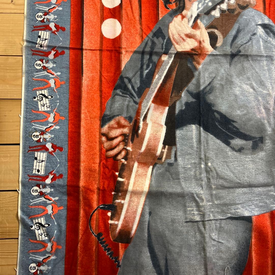 70sビンテージ品◾️ジョンレノン 大判サイズ タペストリー 布 ファブリック