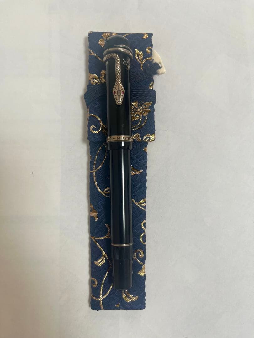 [マリオ美品]MontBlanc　作家シリーズ　アガサクリスティ万年筆F