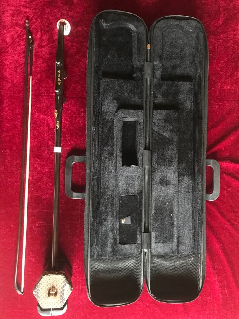 格安・二胡★上級紅木★錦蛇皮★古月琴坊★十年保証★必需品揃い★初心者・中級者用