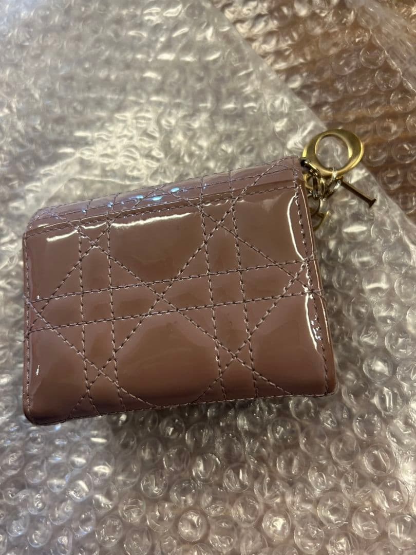 レディディオール カナージュ ロータスウォレット 三つ折り財布