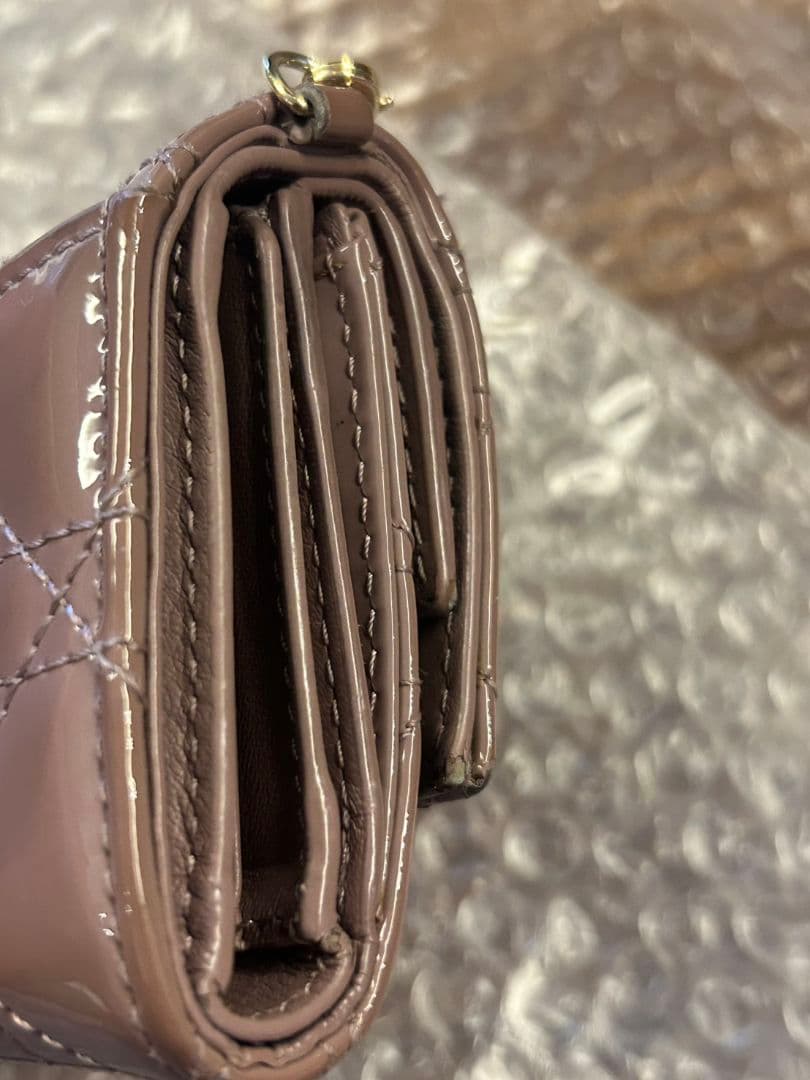 レディディオール カナージュ ロータスウォレット 三つ折り財布