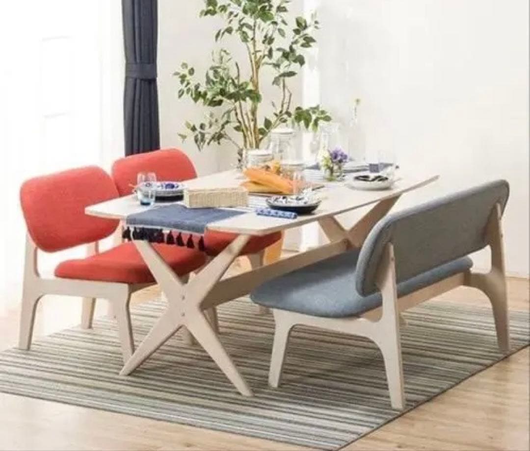 motou.fuji　リビングダイニングテーブル160cm シート付属