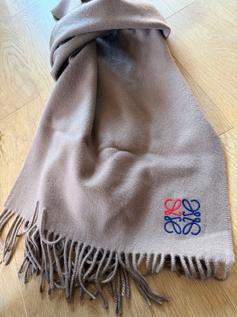 LOEWE アナグラムカシミヤマフラー