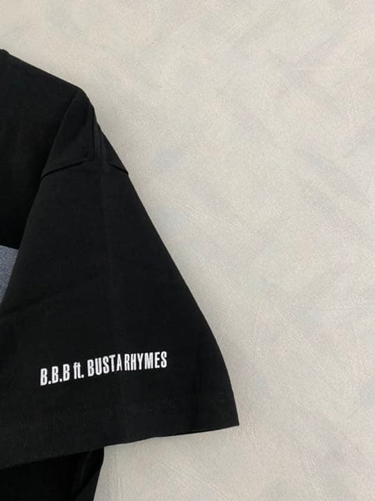 B.B.B ft. BUSTA RHYMES 直筆サイン入り Tシャツ L 希少