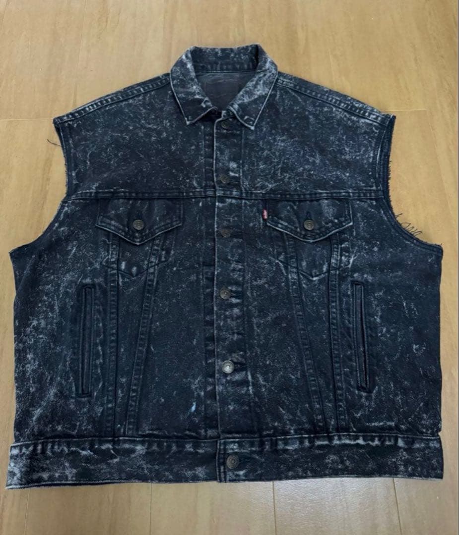 Levi’s 90s USA製 70507-0253 ブラック デニムベスト