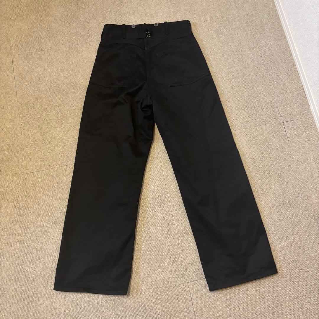 パンツ T.T LOT.209 BUCKLE BACKED TROUSERS BLACK