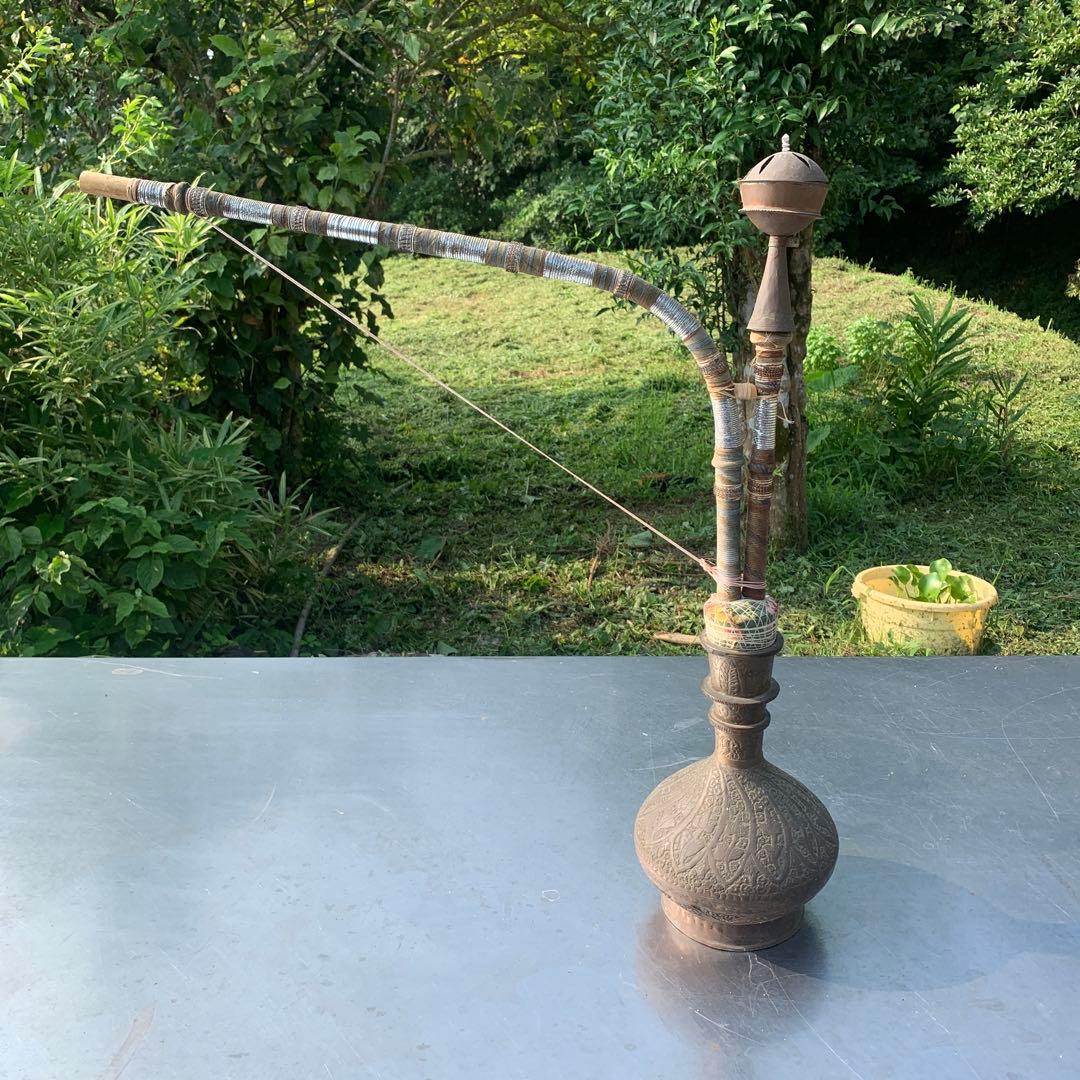 シーシャ　水タバコ　水パイプ　骨董　アンティーク　古道具　アラブ