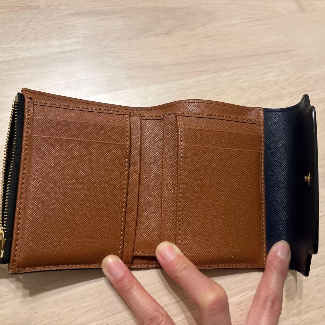 値下げ！【美品】　MARNI 三つ折り財布