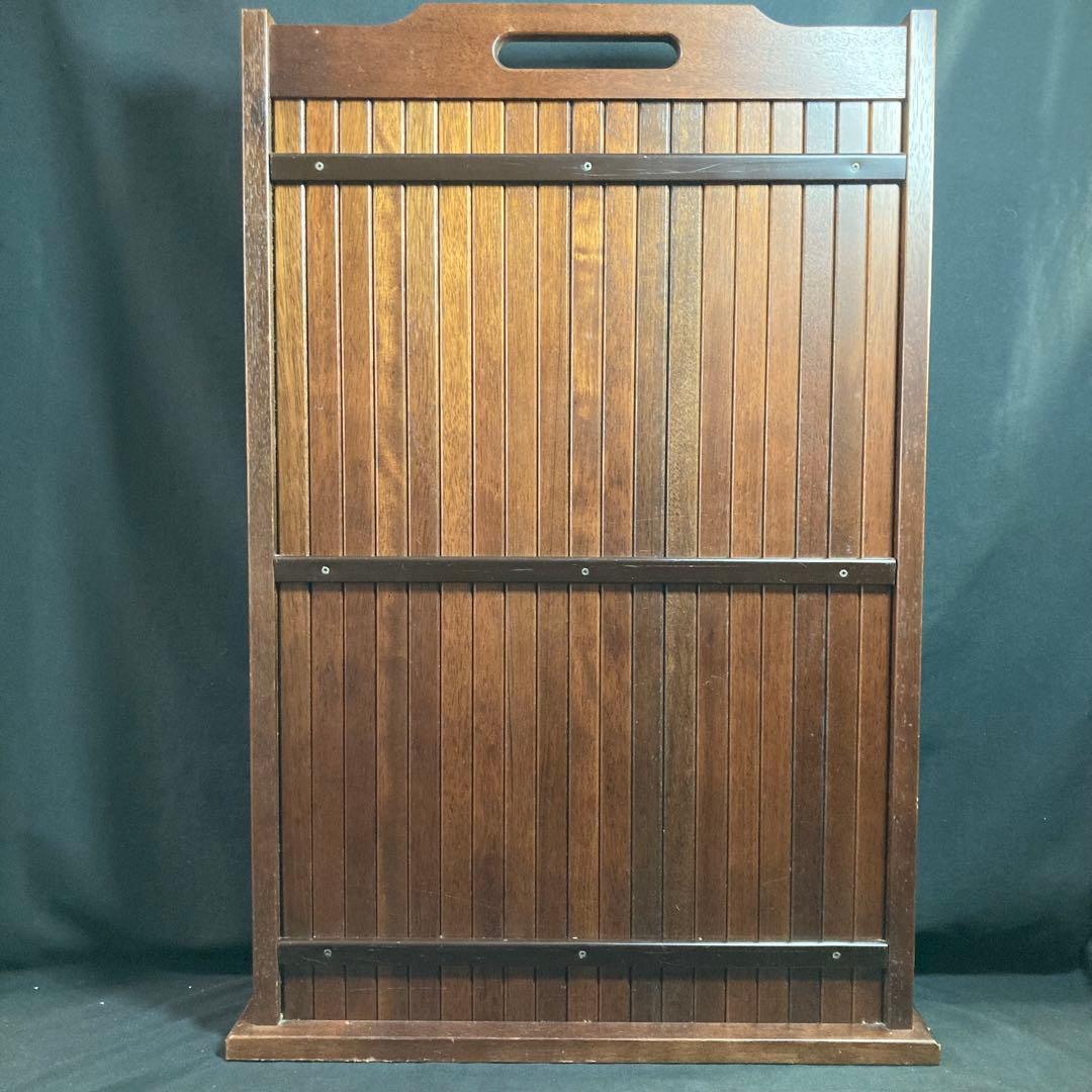 《カリモク》マガジンラック 幅約52.5cm 高さ約77cm 奥行約15cm