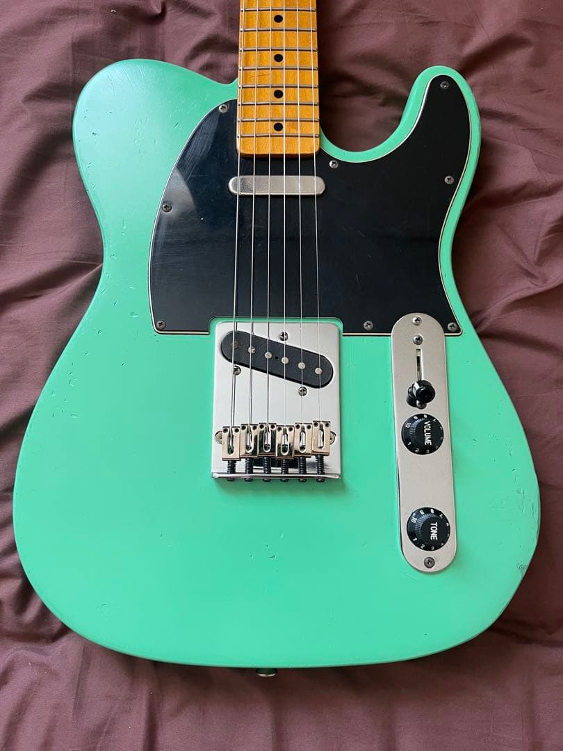 【調整済】Bacchus テレキャスター　銀ロゴ　希少　エレキギター　改造品