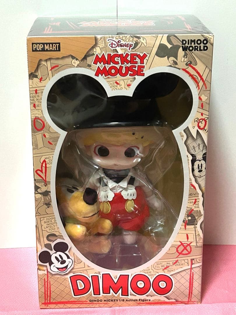POP MART DIMOO MICKEY 1/8 アクションフィギュア