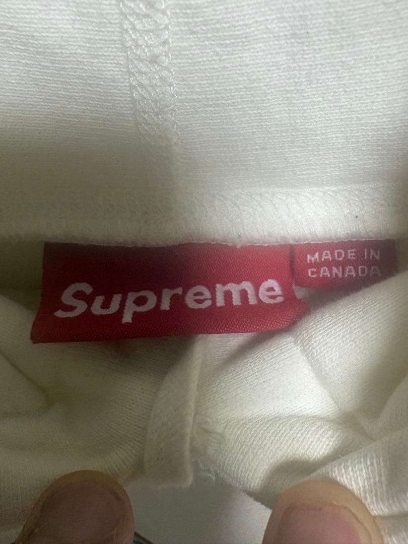 SUPREME シュプリーム チェッカー ロゴ スウェット フーディー　パーカー