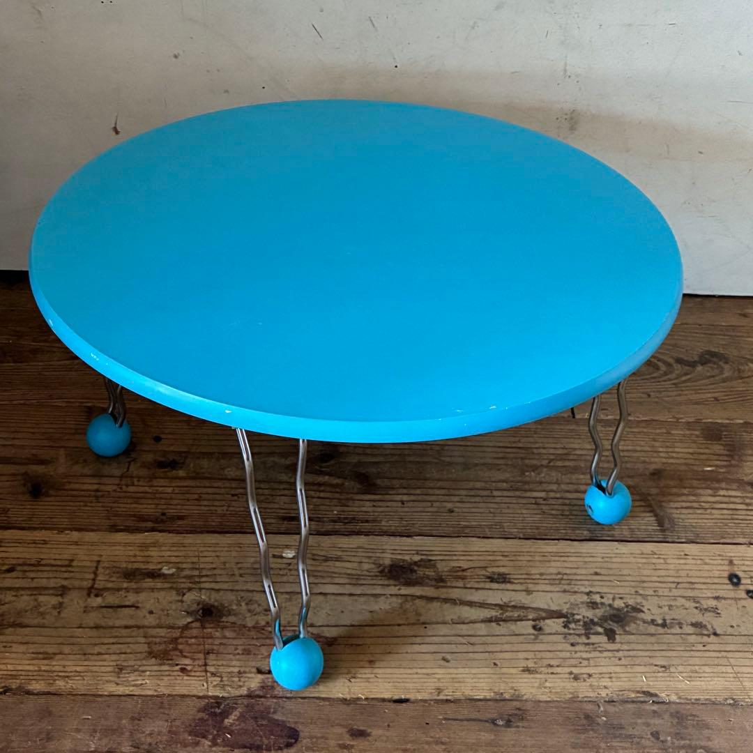 80’s 90’s 折り畳み ウェーブィビー テーブル