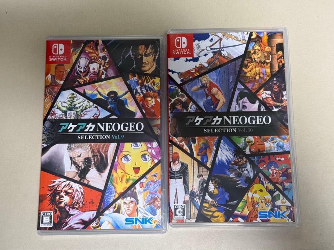 アケアカ　NEOGEO SELECTION 2本セット　vol9、10