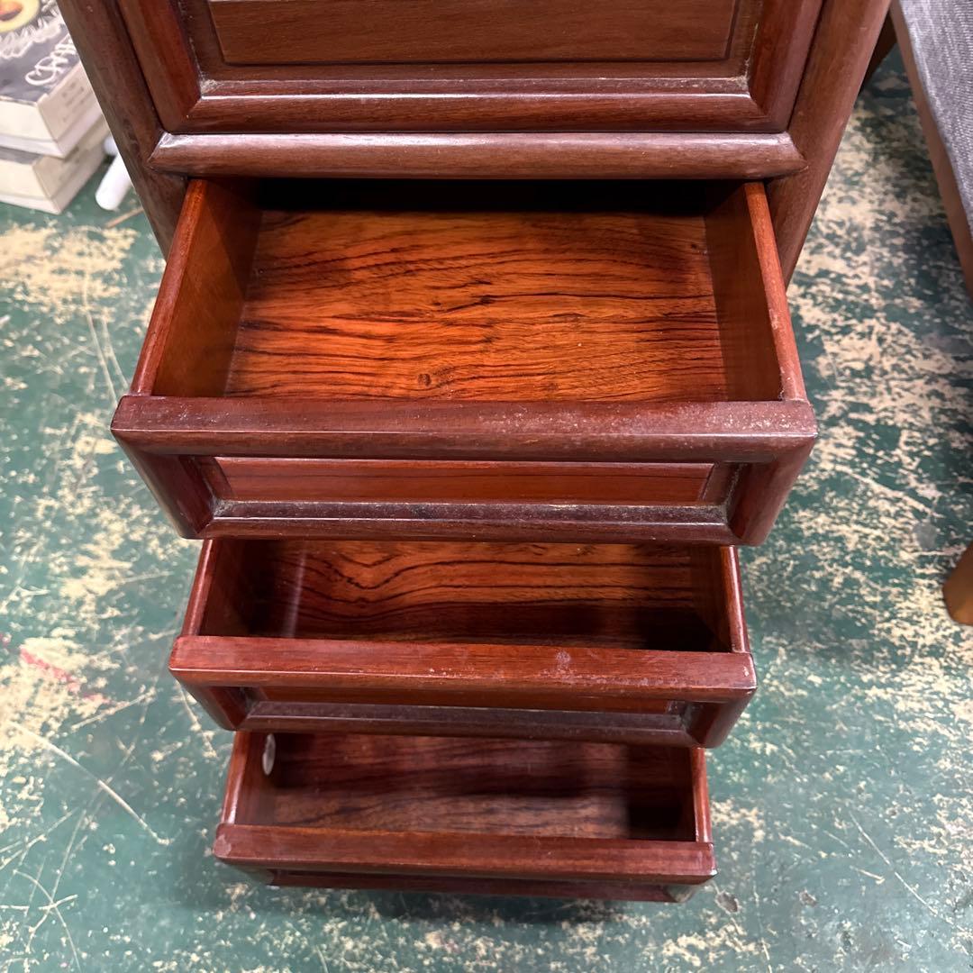 木製 唐木 花梨 チェスト 引き出し タンス インテリア 6杯