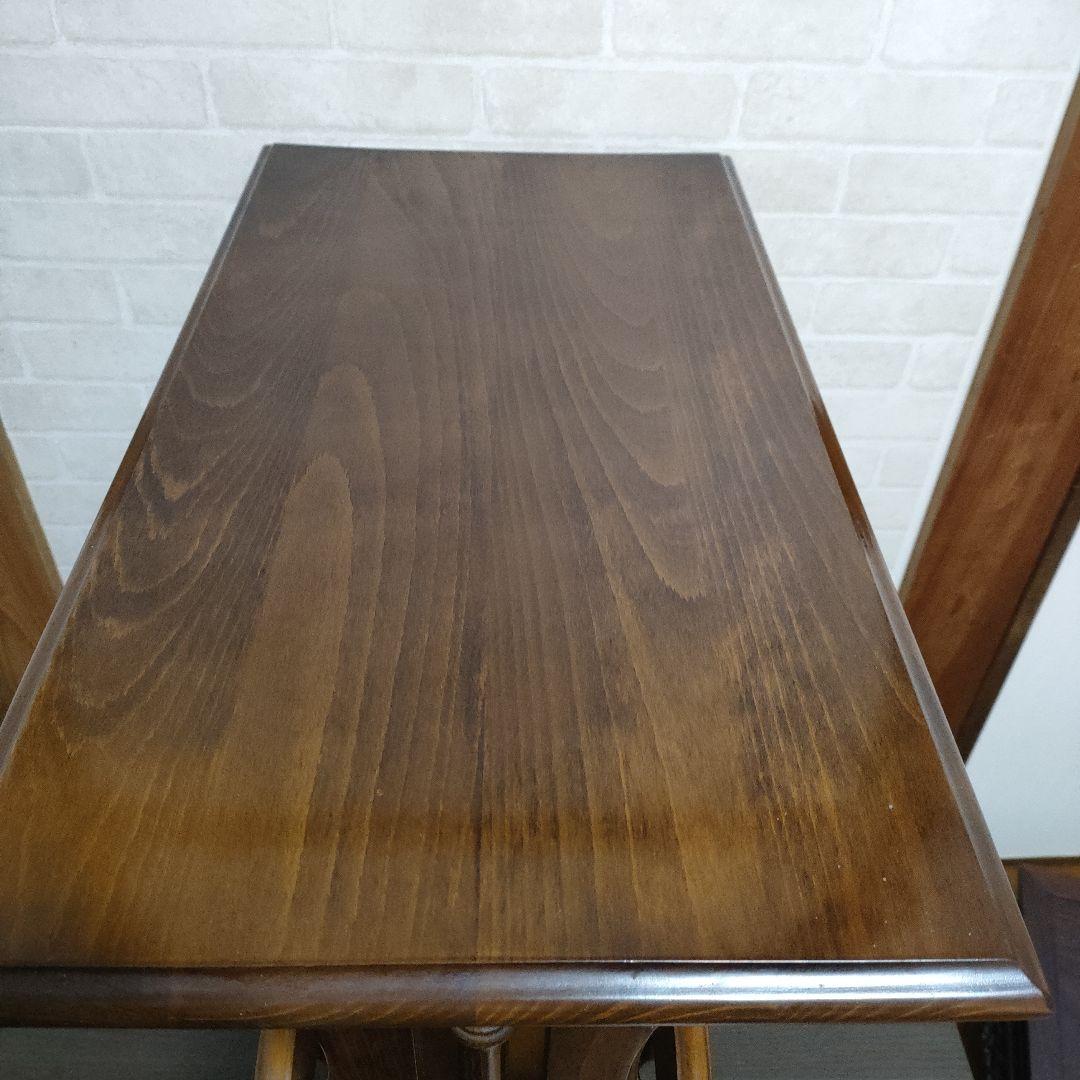 カリモク家具 マガジンラック付き サイドテーブル コロニアル オールドカリモク