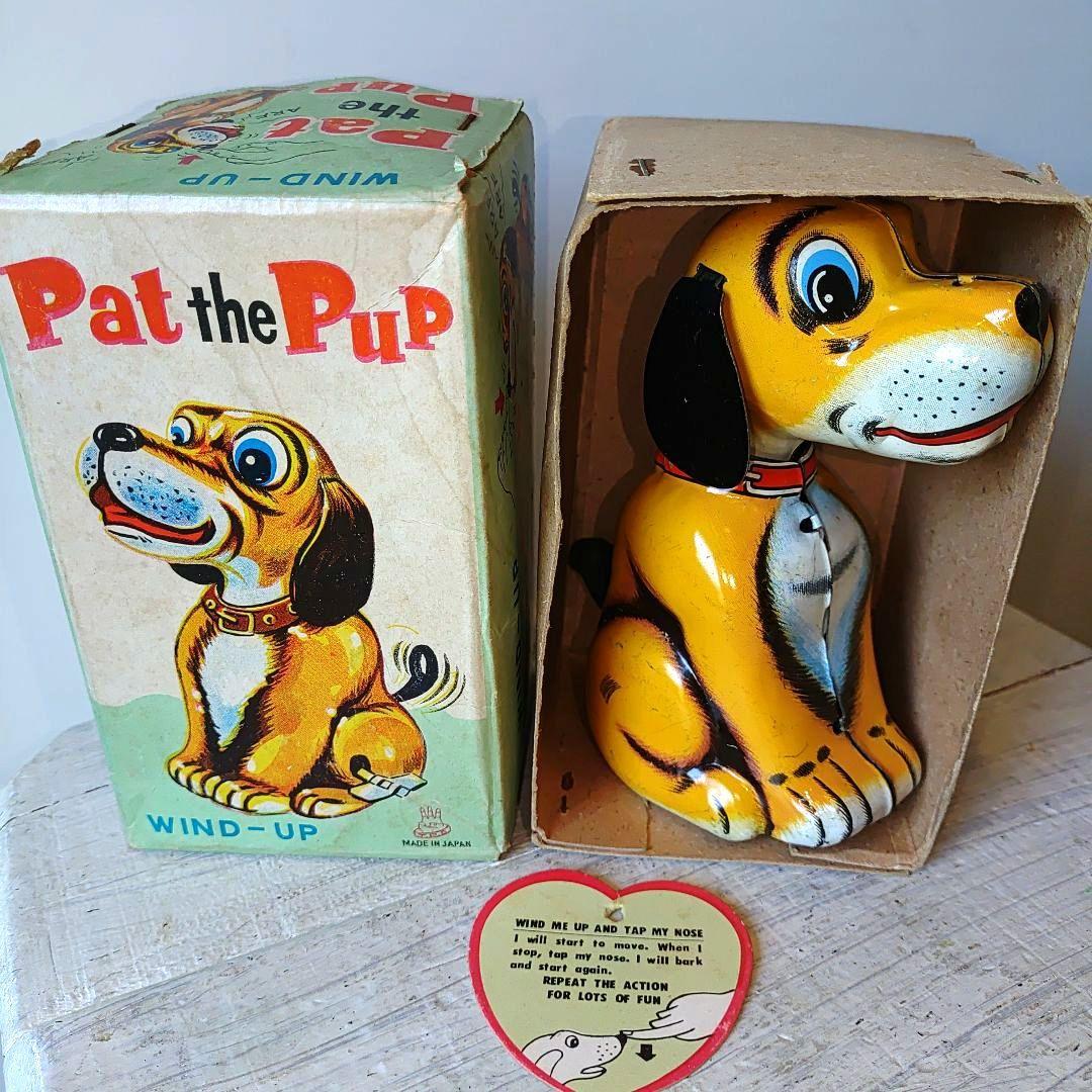 Pat the Pup犬のブリキゼンマイ おもちゃ 日本製　昭和レトロ玩具
