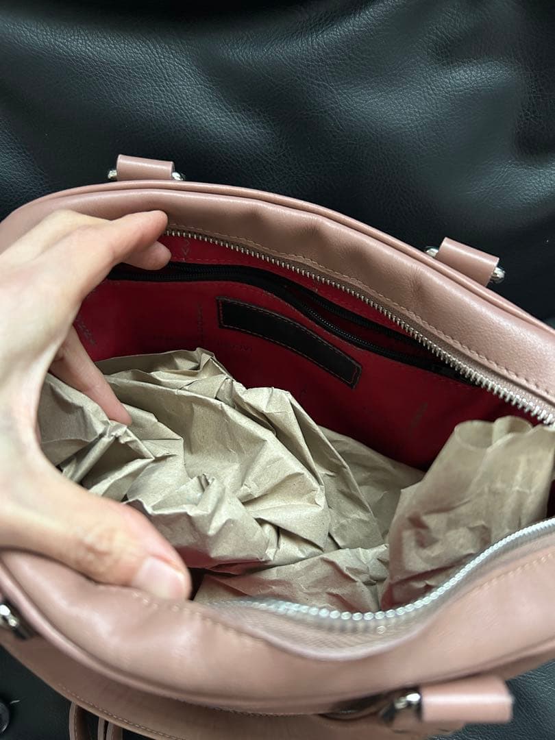 ジャックルコー　リスボンミニ　2way ピンクベージュ　本革