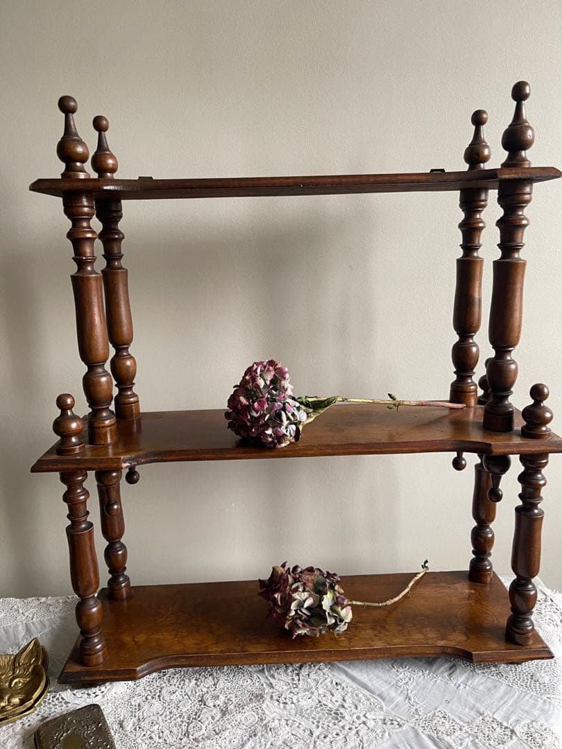 【お36】35 フランス　アンティーク　ナポレオンシェルフ　シェルフ