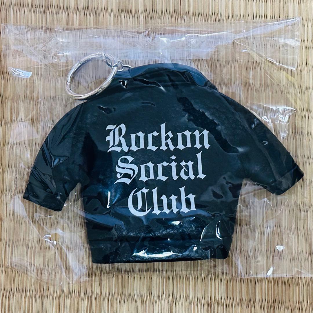 ロックオンソーシャルクラブ ライダースジャケット キーホルダー