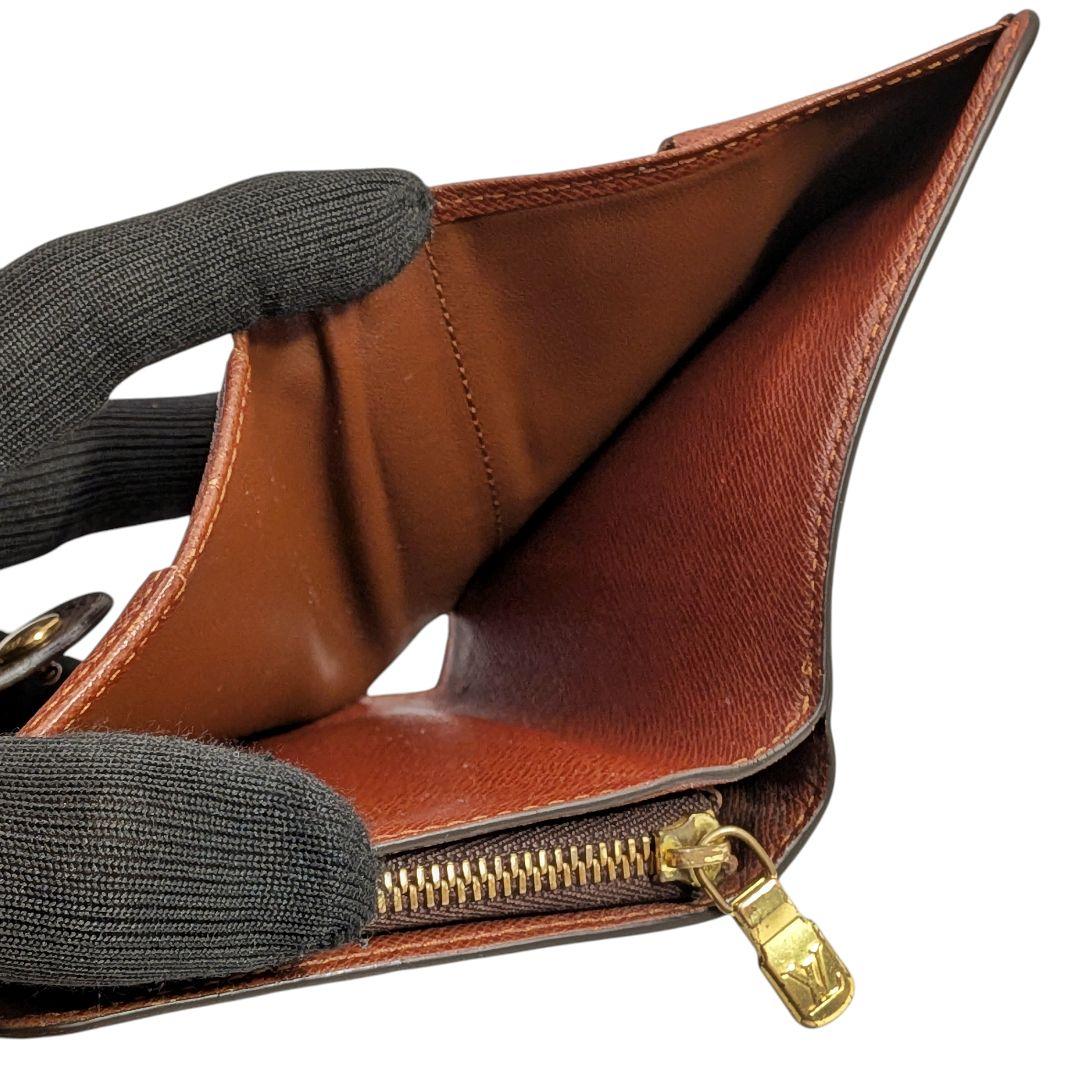 美品 ルイヴィトン モノグラム コンパクトジップ 折り財布 935