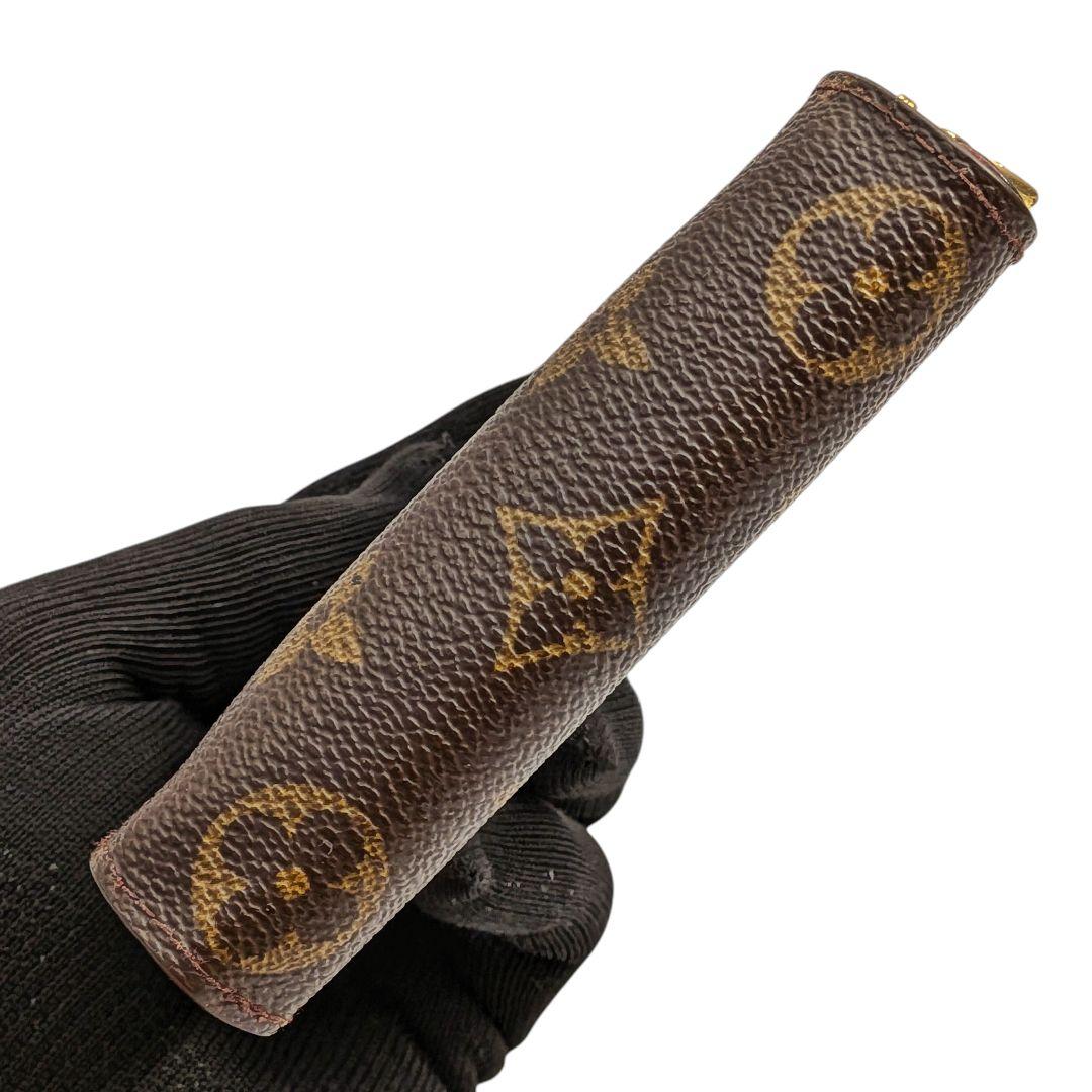 美品 ルイヴィトン モノグラム コンパクトジップ 折り財布 935