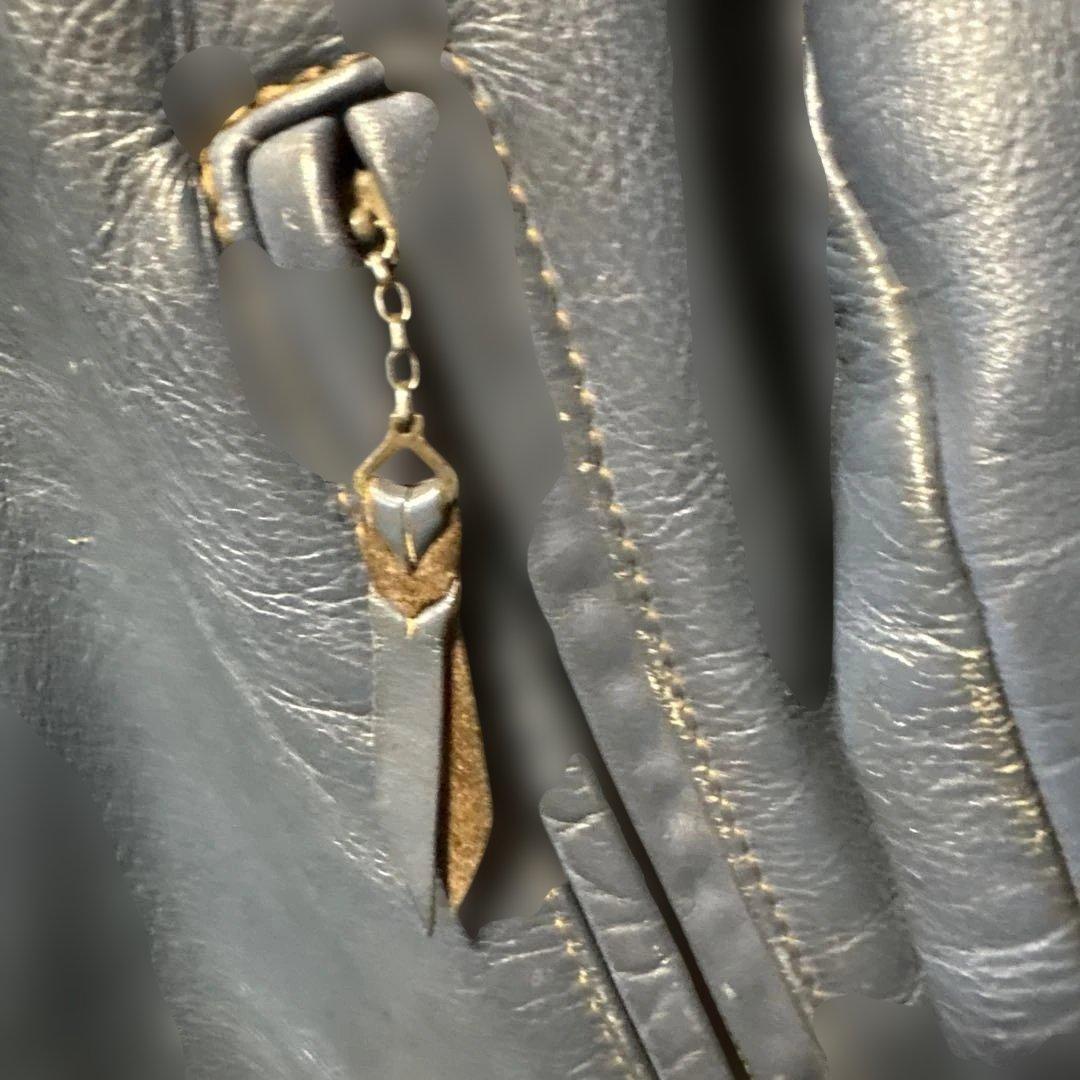 60〜70s ラングリッツレザー キャスケード ビンテージライダース　青