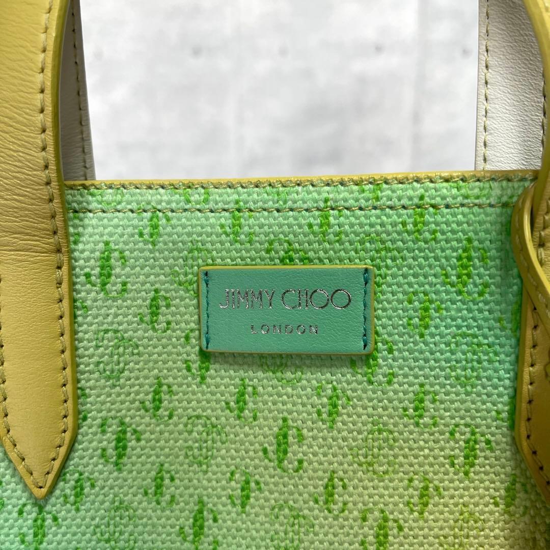 専用品JIMMY CHOO LAYLIN レインボー JC トートバッグ