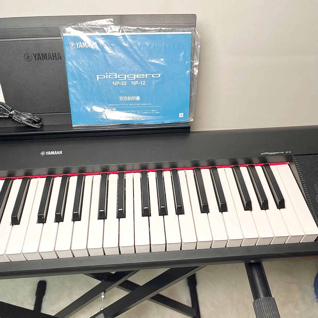 【美品】YAMAHA 電子ピアノ Piaggero NP-12 スタンド付き