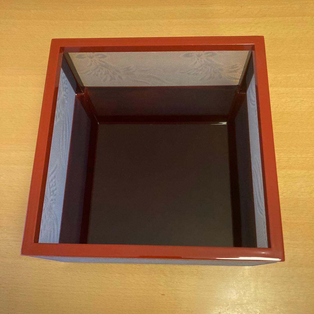 茶道具 圓能斎好 蛍籠 炭斗 内側朱 鳳凰透し 紙箱