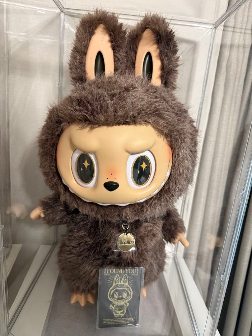 ジモモ　エンジェル　ぬいぐるみ2体＋箱＋専用土台＋ディスプレイ保護ケースセット