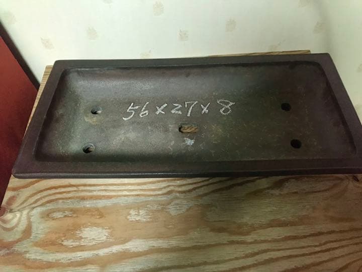 1404 盆栽　盆栽鉢　植木鉢　中国鉢　雪間