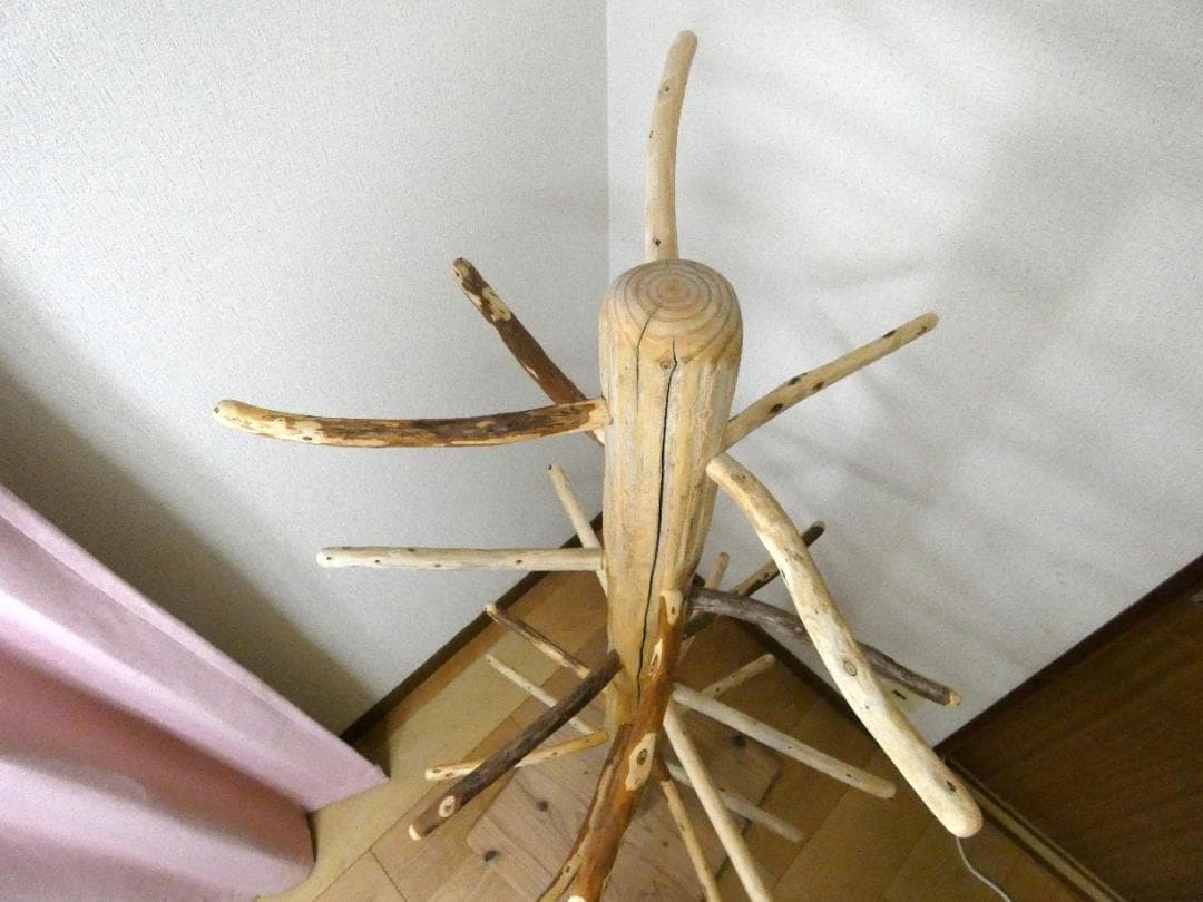 【中型鳥さん用】高さ139cm♬見晴らしのいい螺旋状式止まり木