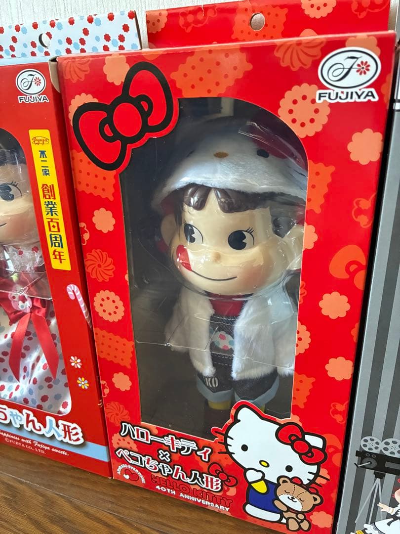 不二家 ペコちゃん　人形　10体セット　専用紙袋　ドール　FUJIYA