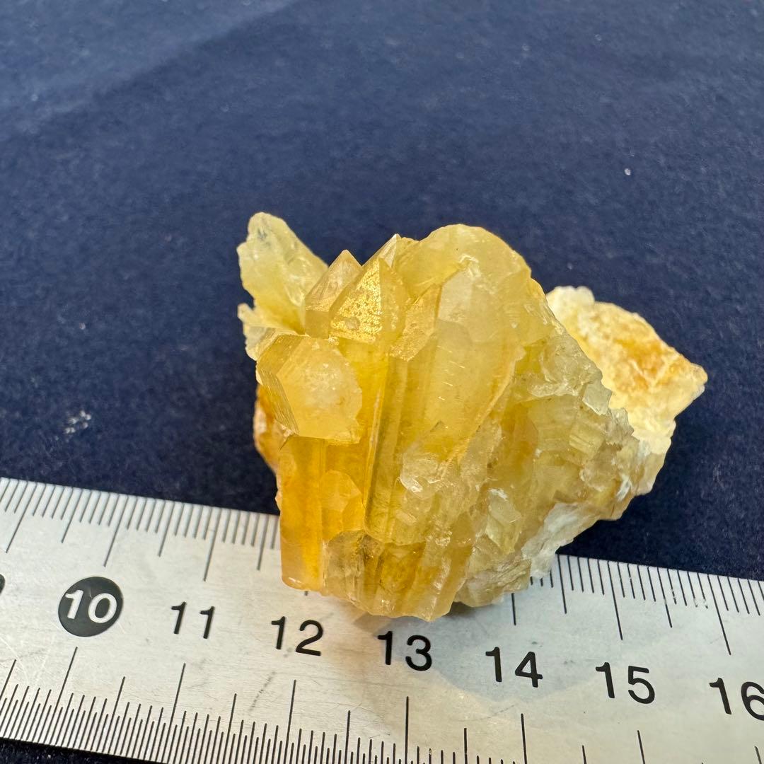 レモン水晶 国産鉱物 奈良 希少 クラスター