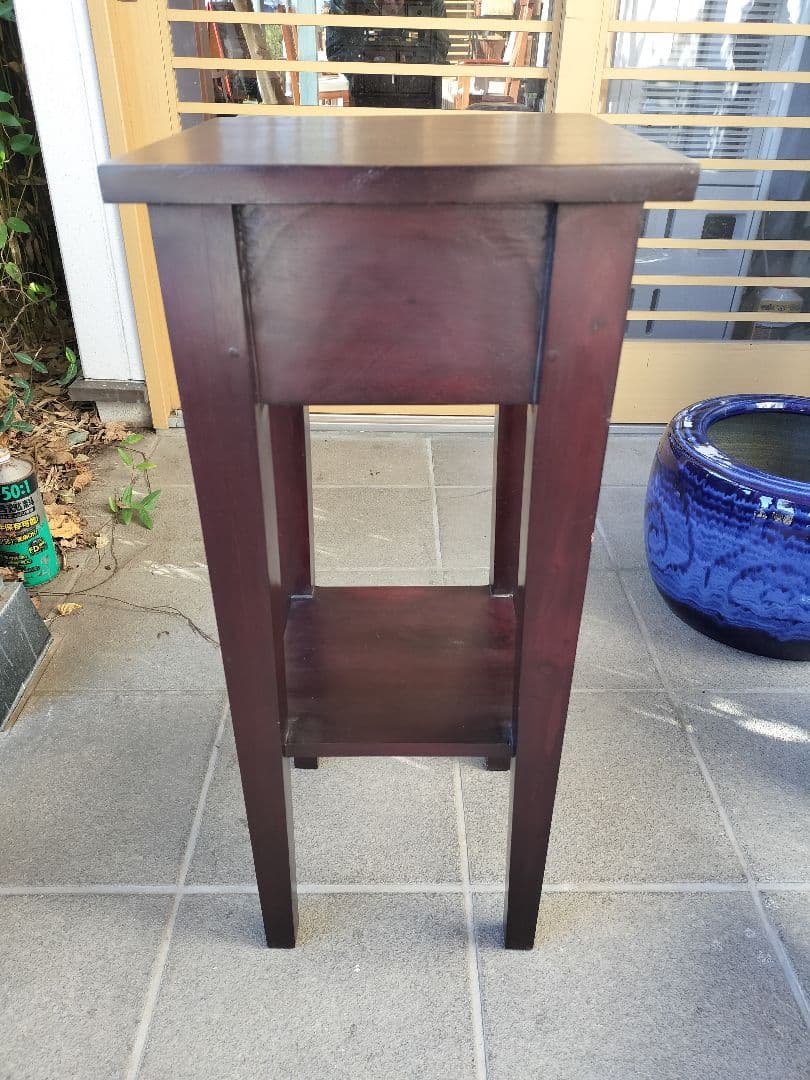 【凛さま専用】アンティーク花台　サイドテーブル　電話台　アジアン家具