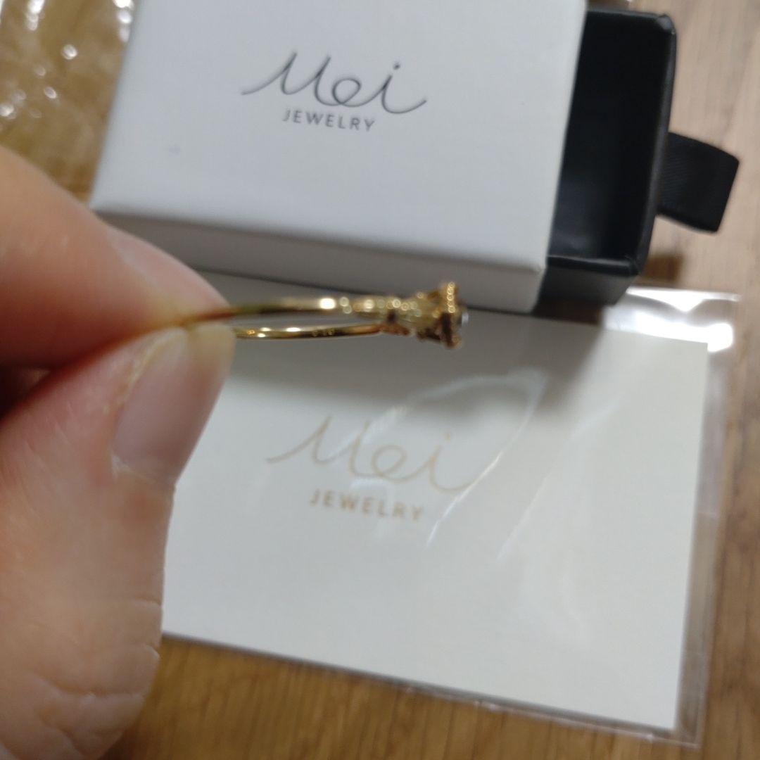 Mei jewelry K18YG ブラウンダイヤ　ローズカット　リング