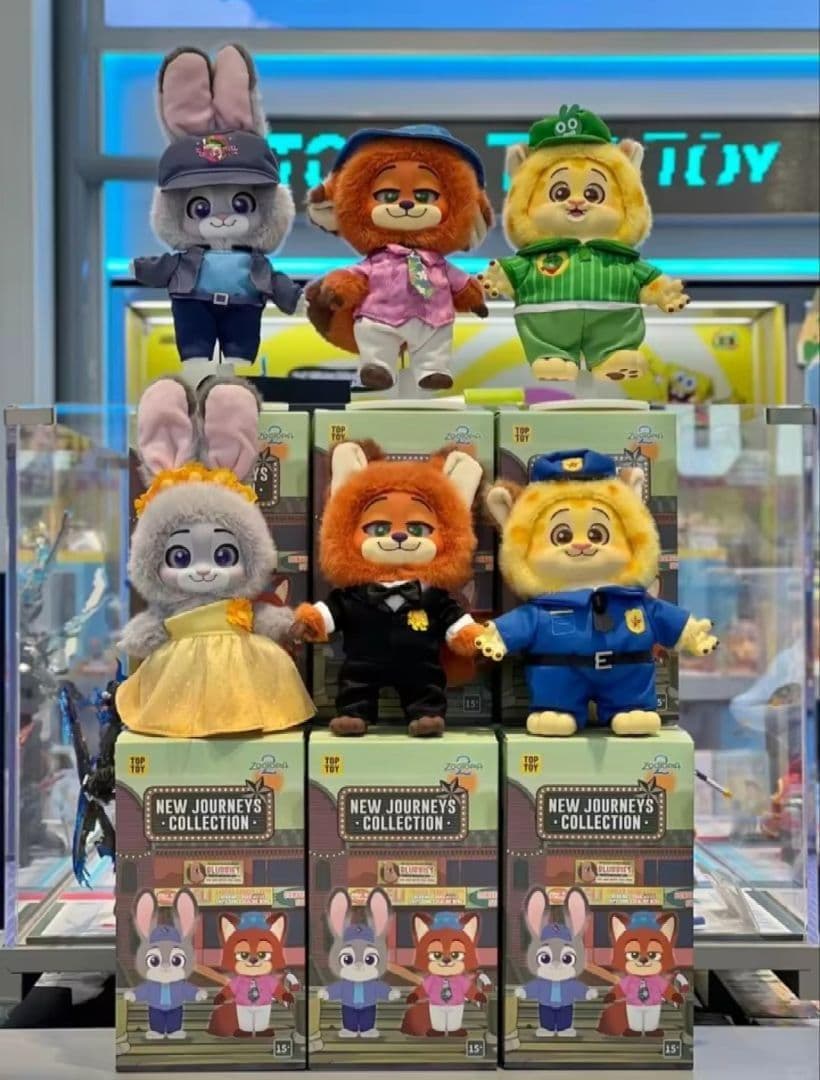 【最安値】TOPTOY ズートピア2 新しい旅シリーズ　ぬいぐるみ 6種BOX